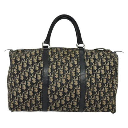 Christian Dior Vintage Trotter Boston Bag Diorissimo Canvas, NAVY, CANVAS, Travel bag