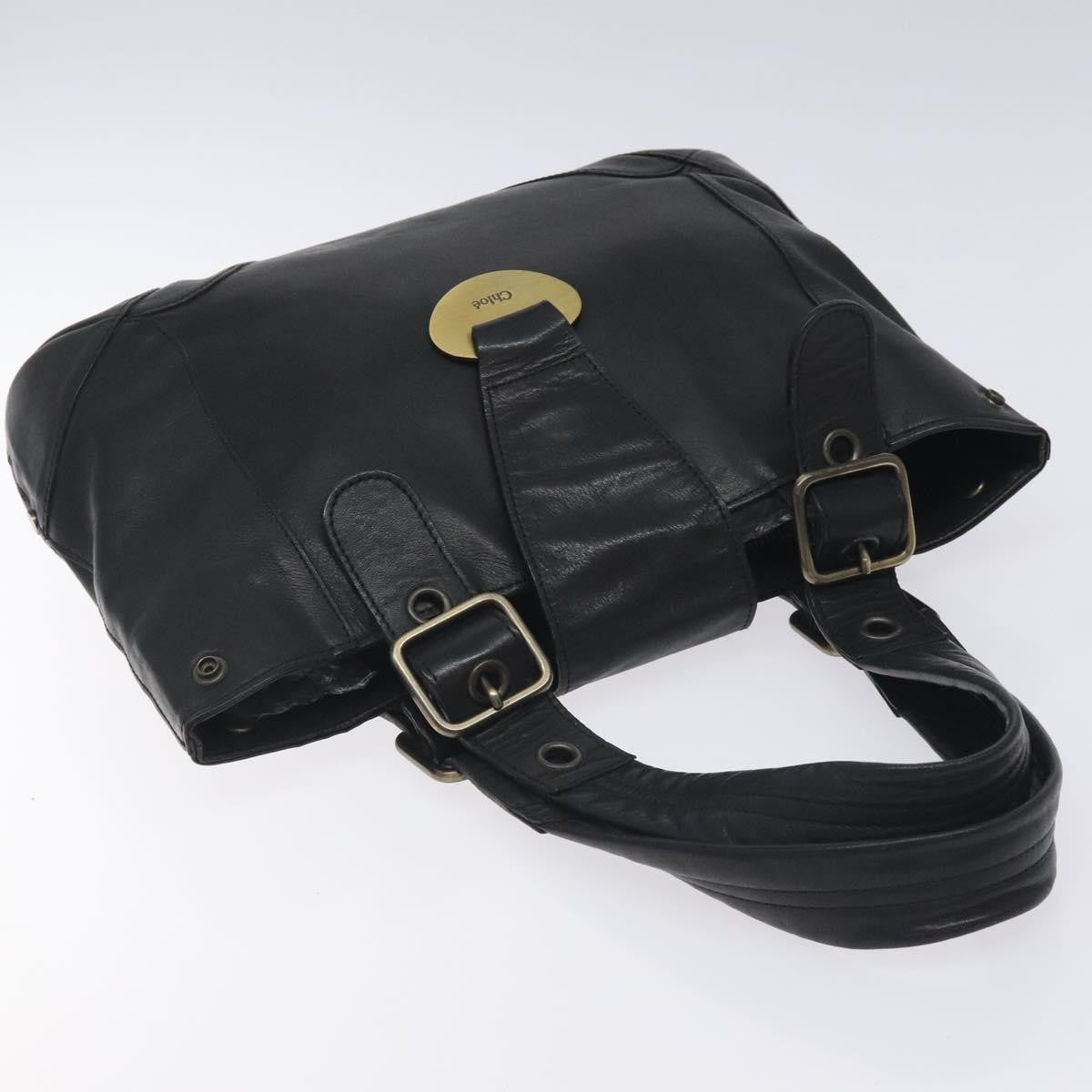 Chloe Vintage Tote bag Leather, BLACK, LEATHER, Tote bag