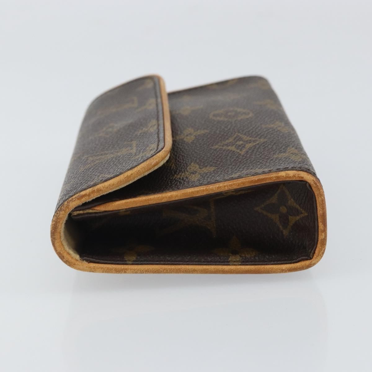 Louis Vuitton Florentine Waist Bag Monogram Canvas, BROWN, CANVAS, Clutche & pouche
