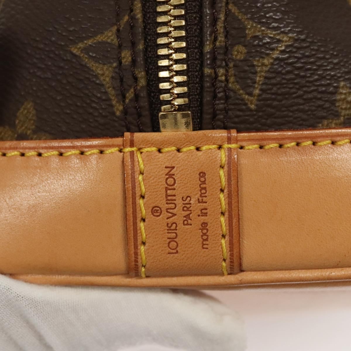 Louis Vuitton Alma Handbag Monogram Canvas, BROWN, CANVAS, Handbag