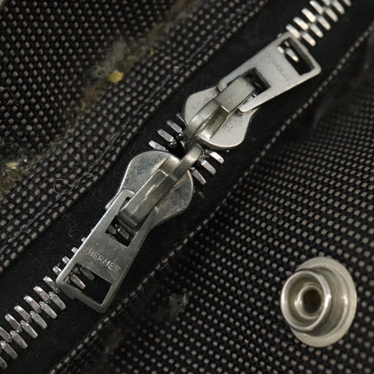 Hermes Herline Backpack Canvas, GRAY, CANVAS, Backpack