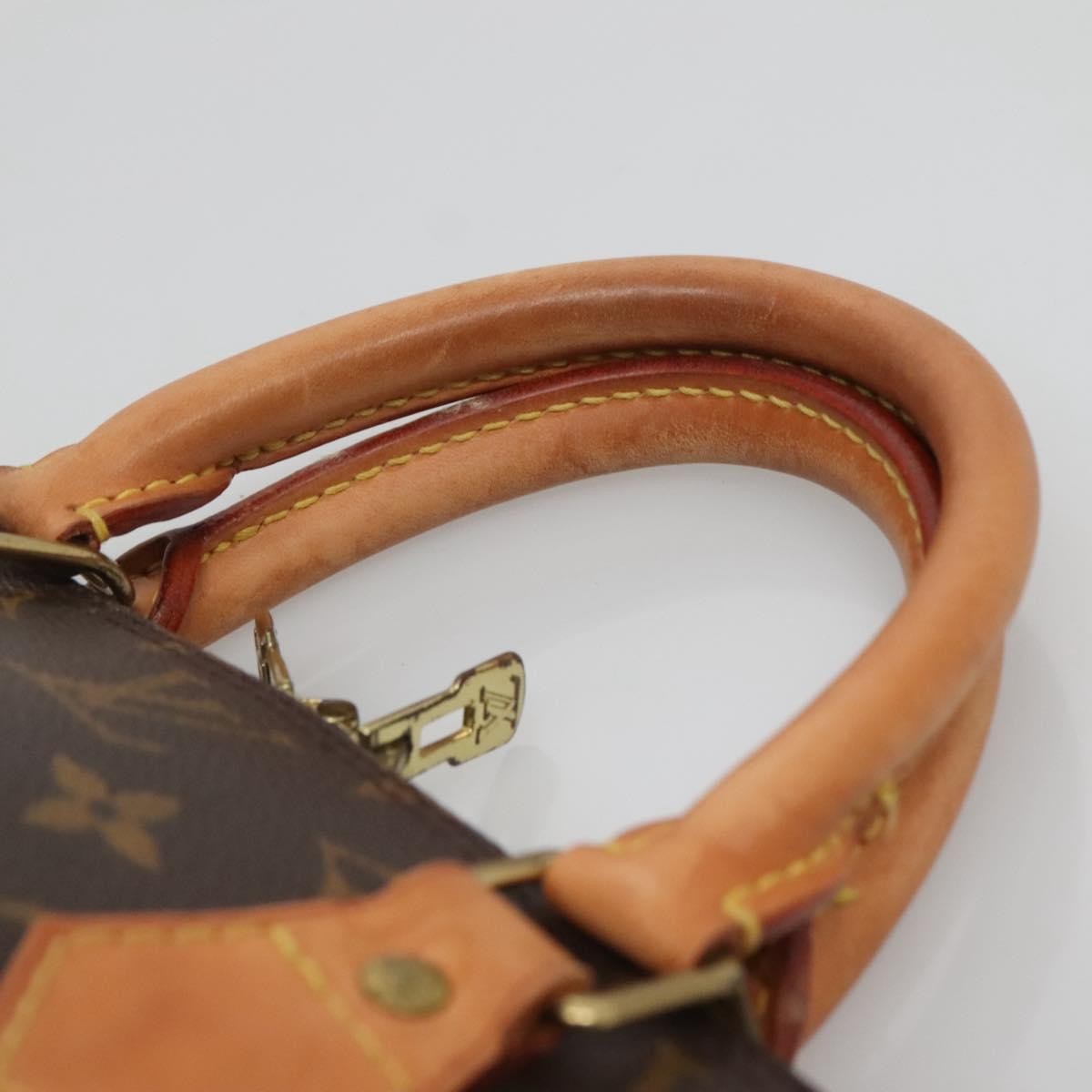 Louis Vuitton Alma Handbag Monogram Canvas, BROWN, CANVAS, Handbag