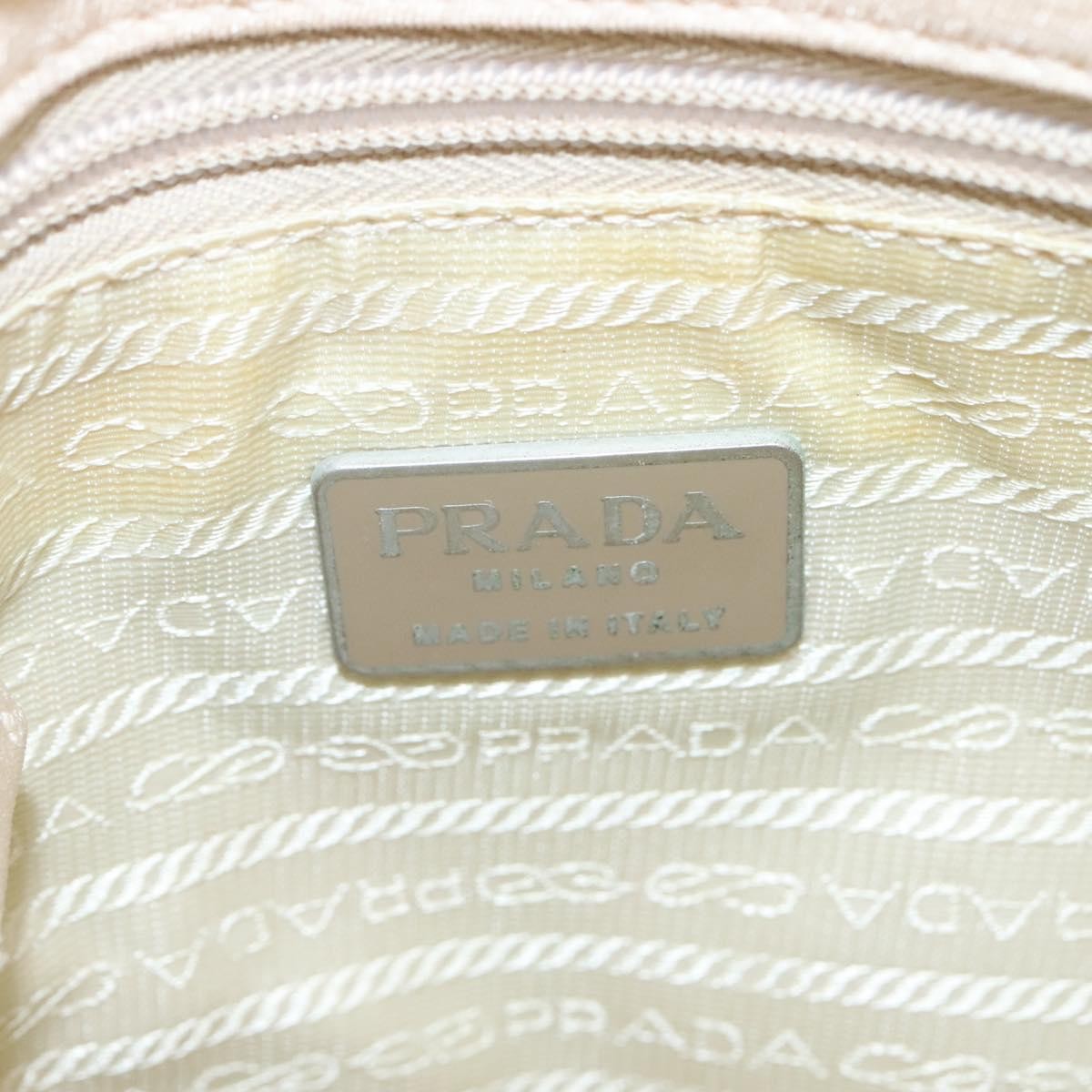Prada Zip Messenger Canvas, BEIGE, CANVAS, Shoulder bag