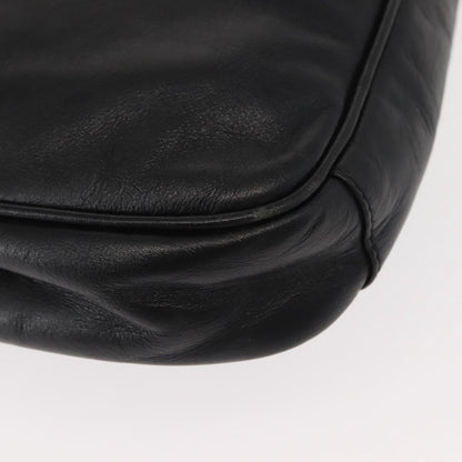 Fendi Vintage Shoulder Bag Leather, BLACK, LEATHER, Shoulder bag