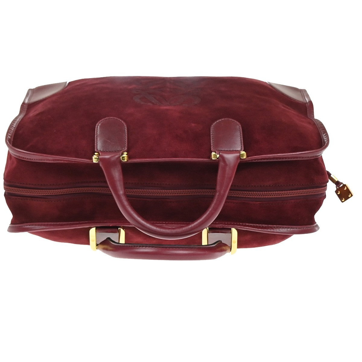 Loewe Amazona Bag Suede, RED, SUEDE, Handbag