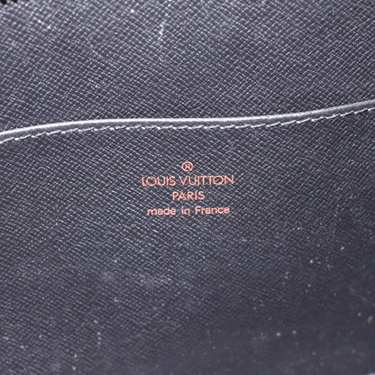Louis Vuitton Pochette Homme Epi Leather, BLACK, LEATHER, Clutche & pouche