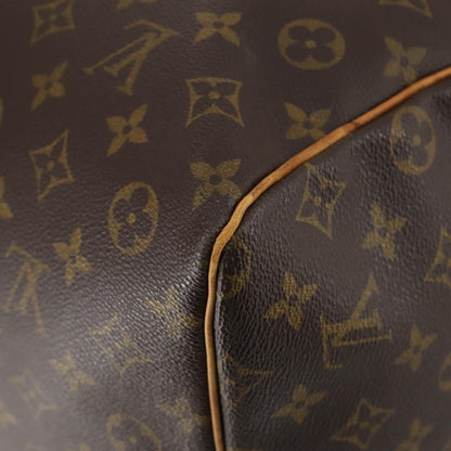 Louis Vuitton Keepall Bag Monogram Canvas, BROWN, CANVAS, Travel bag