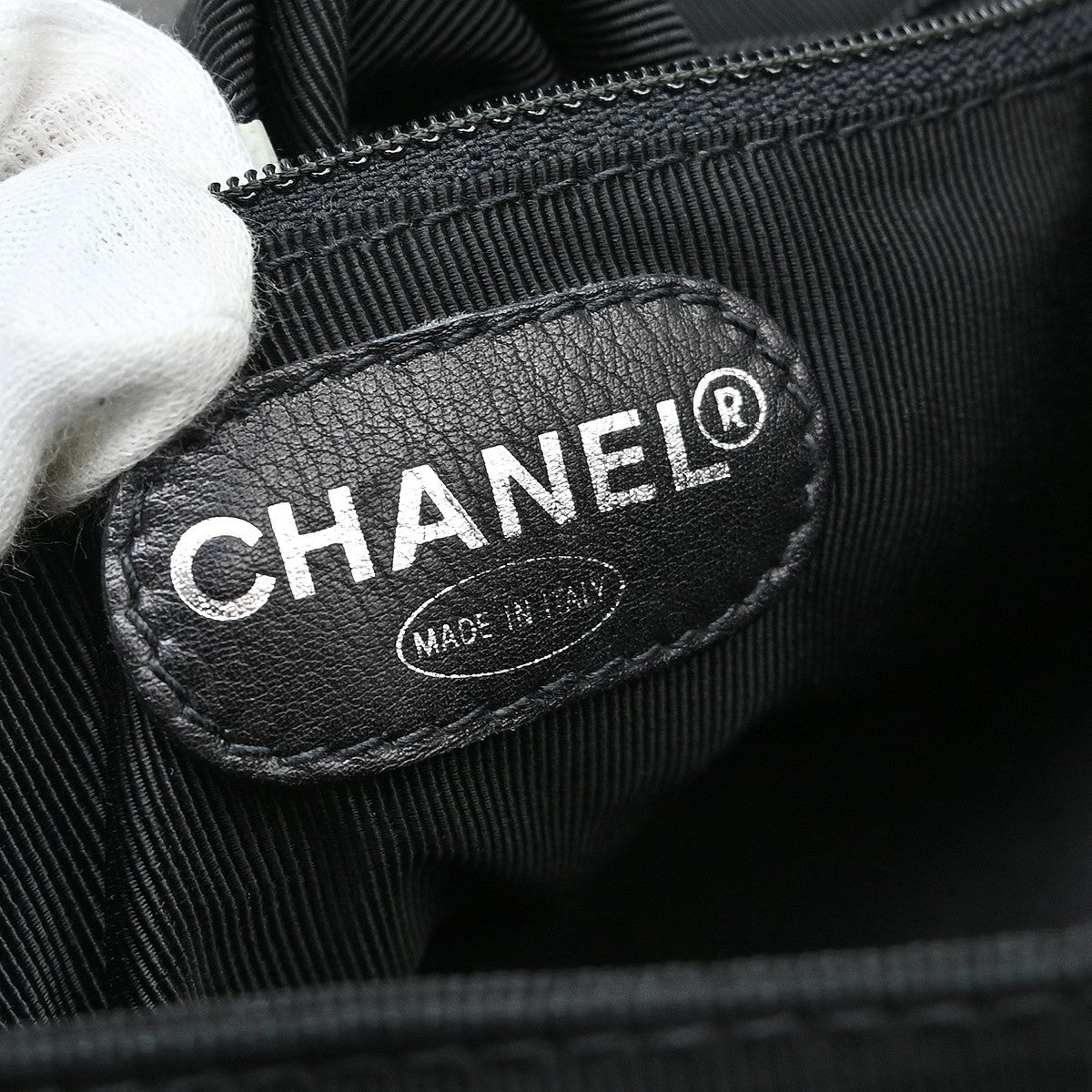 Chanel Vintage Flap Backpack Leather, Black, Leather, Backpack