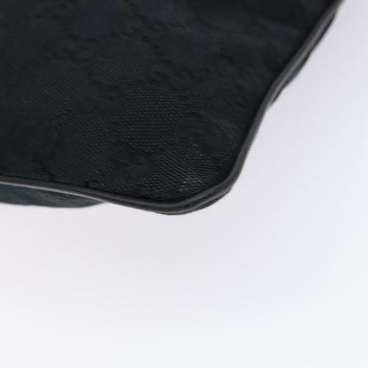 Gucci Web Strap Zip Messenger Bag GG Canvas, BLACK, CANVAS, Shoulder bag