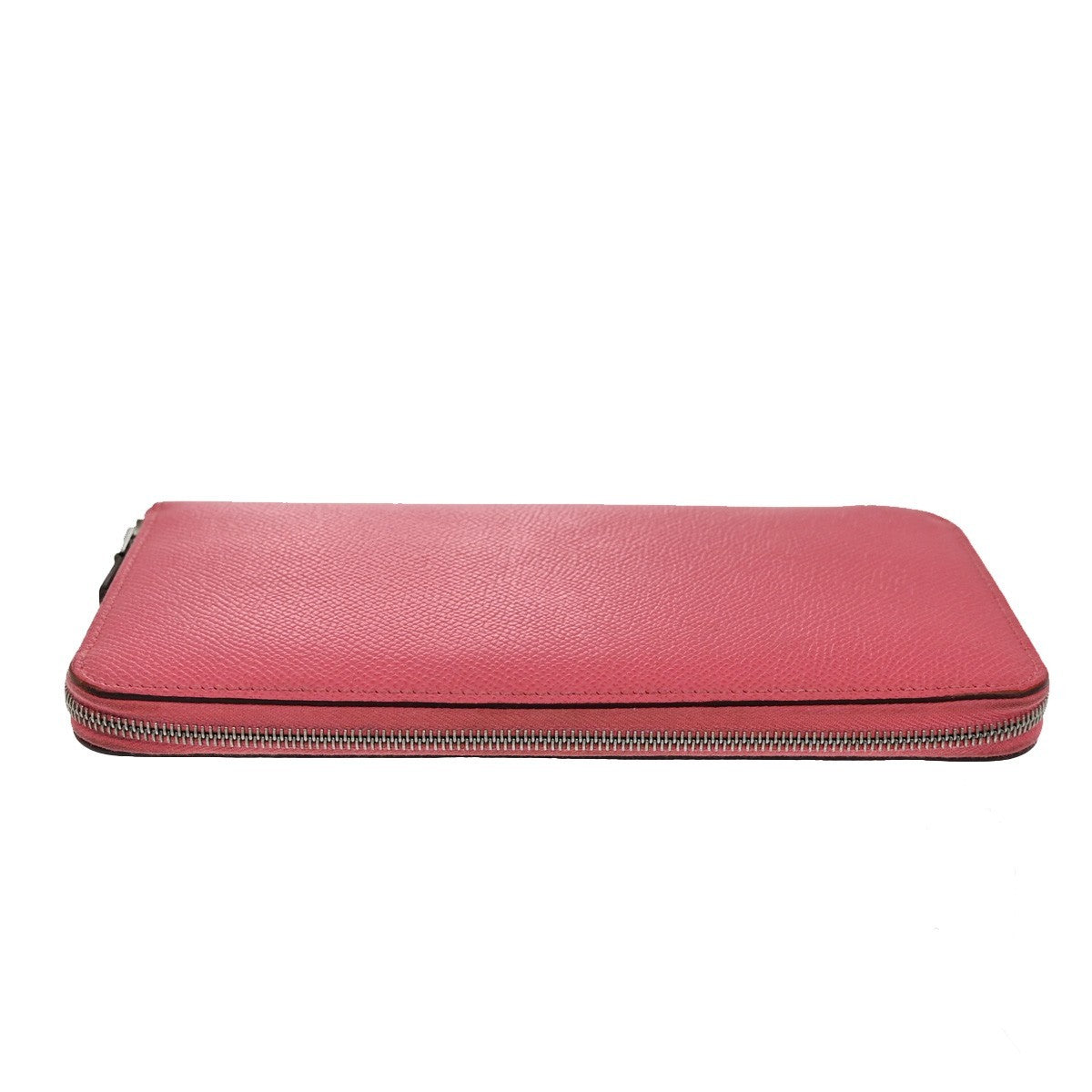 Hermes Azap Zip Around Wallet Silk'in Epsom, PINK, CALFSKIN, Wallets