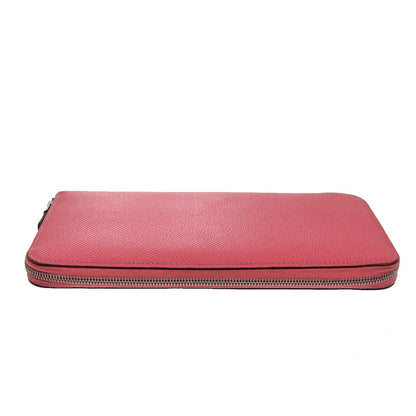 Hermes Azap Zip Around Wallet Silk'in Epsom, PINK, CALFSKIN, Wallets