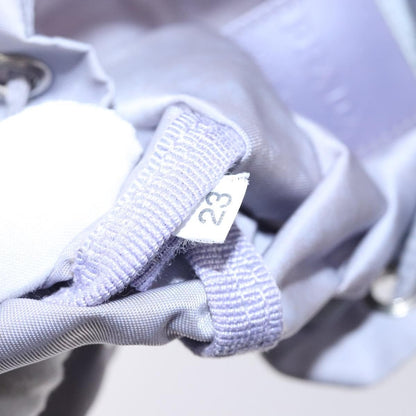 Prada Vela Drawstring Bucket Pouch Tessuto, PURPLE, NYLON, Clutche & pouche