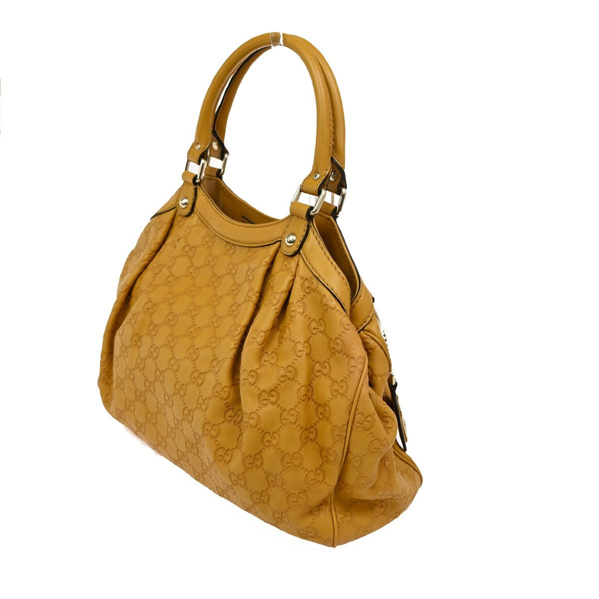 Gucci Sukey Tote Guccissima Leather, YELLOW, LEATHER, Tote bag