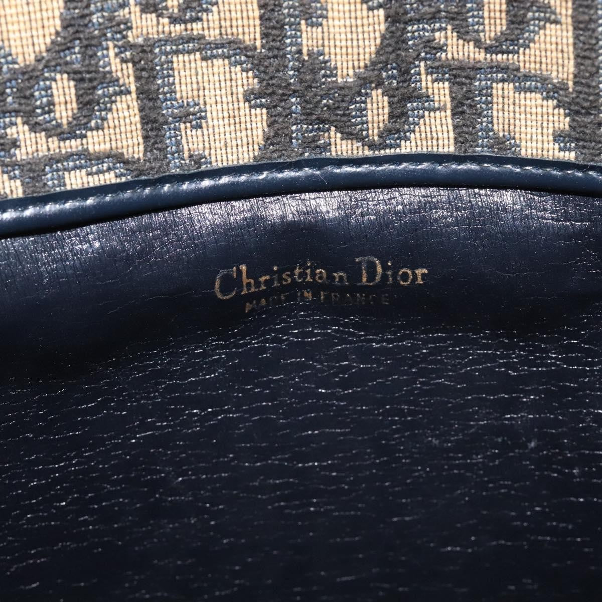 Christian Dior Trotter shoulder bag Canvas, NAVY, CANVAS, Shoulder bag