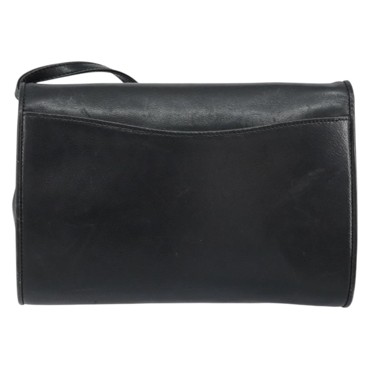 Gucci Vintage Shoulder Bag Leather, BLACK, LEATHER, Shoulder bag