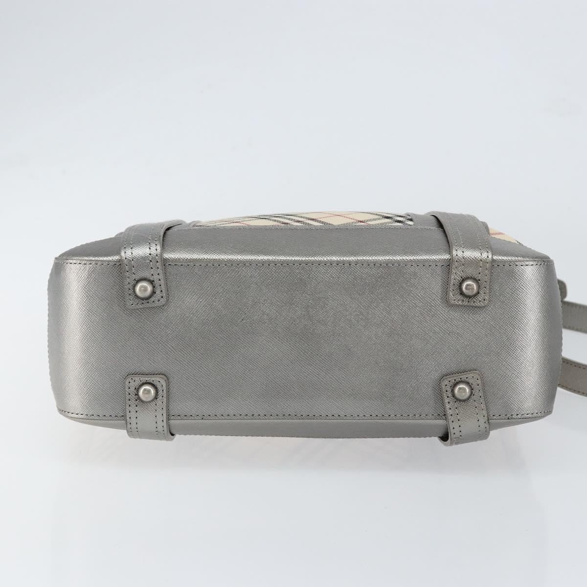 Burberry Nova check Shoulder bag Canvas and Leather, BEIGE, CANVAS, Shoulder bag