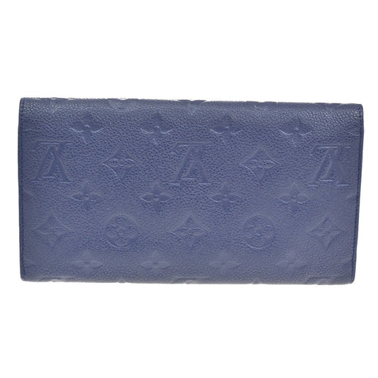 Louis Vuitton Virtuose Wallet Monogram Empreinte Leather, NAVY, LEATHER, Wallets