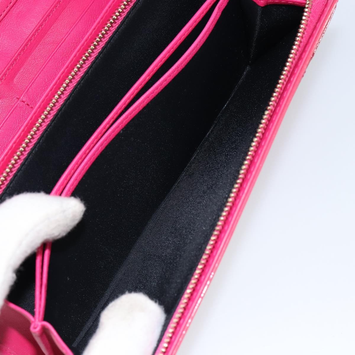 Christian Dior New Lock Pouch Cannage Quilt Patent, PINK, PATENT_LEATHER, Clutche & pouche