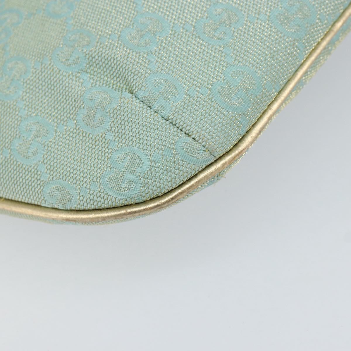 Gucci Vintage Pochette Shoulder Bag GG Canvas, BLUE, CANVAS, Shoulder bag