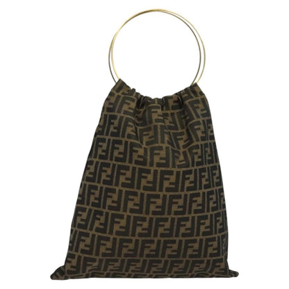 Fendi Zucca Tote bag FF motif, BROWN, CANVAS, Tote bag