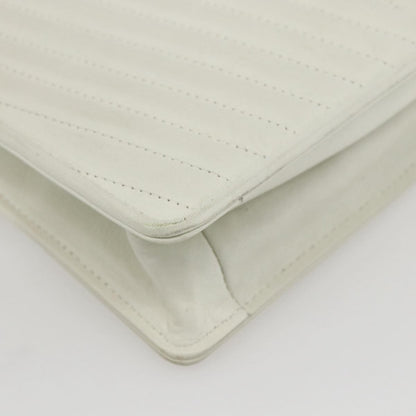 Valentino Garavani Vintage shoulder bag Leather, WHITE, LEATHER, Shoulder bag