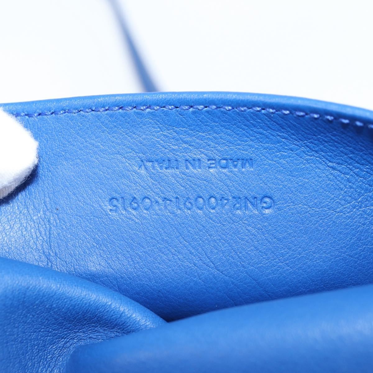 Saint Laurent Monogram Cabas Leather, BLUE, LEATHER, Handbag