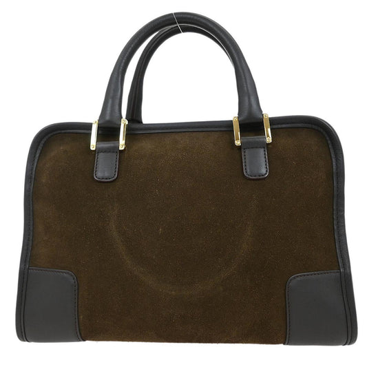 Loewe Amazona Bag Suede, BROWN, SUEDE, Handbag