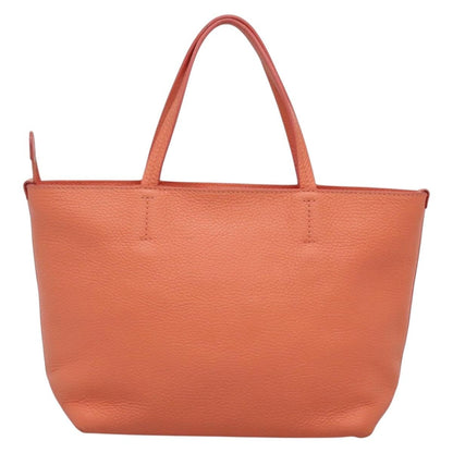 Salvatore Ferragamo Bice Tote Leather, ORANGE, LEATHER, Tote bag