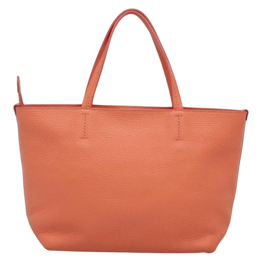 Salvatore Ferragamo Bice Tote Leather, ORANGE, LEATHER, Tote bag