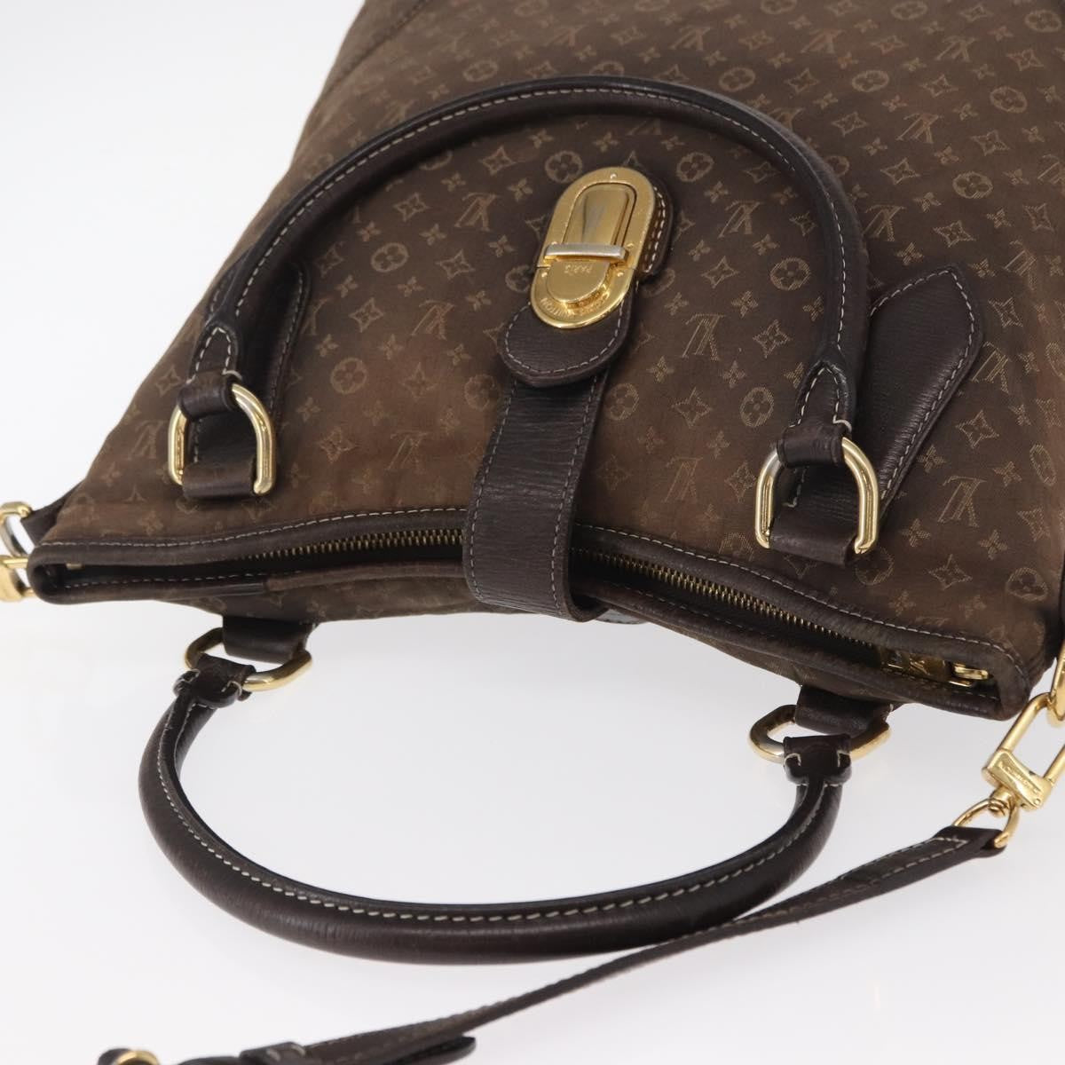 Louis Vuitton Elegie Handbag Monogram Idylle, BLACK, CANVAS, Handbag