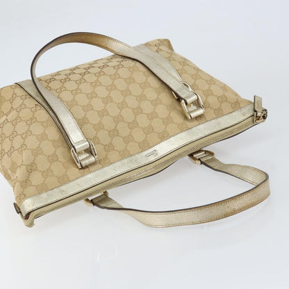 Gucci Abbey Tote GG Canvas, BEIGE, CANVAS, Tote bag