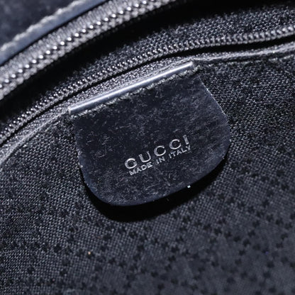 Gucci Vintage Bamboo Handle Tote Nylon, BLACK, NYLON, Tote bag