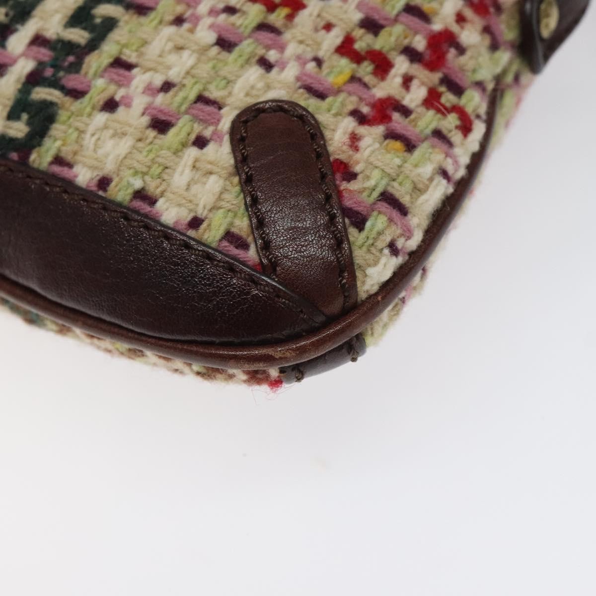 Burberry Vintage Shoulder Bag Wool, BEIGE, WOOL, Shoulder bag