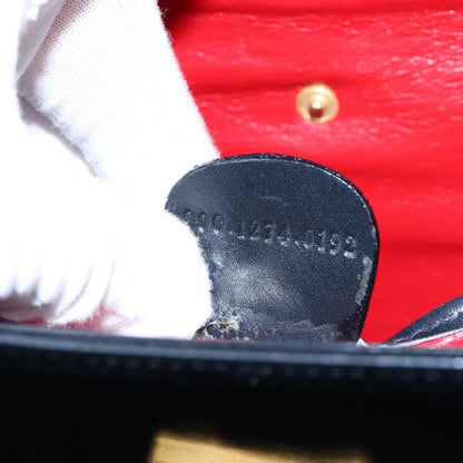 Gucci Lady Lock Leather, NAVY, LEATHER, Handbag