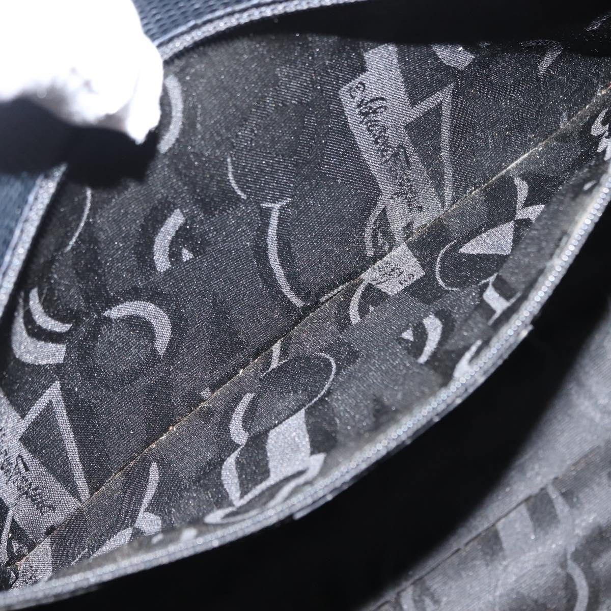 Salvatore Ferragamo Vala tote Leather, NAVY, LEATHER, Tote bag