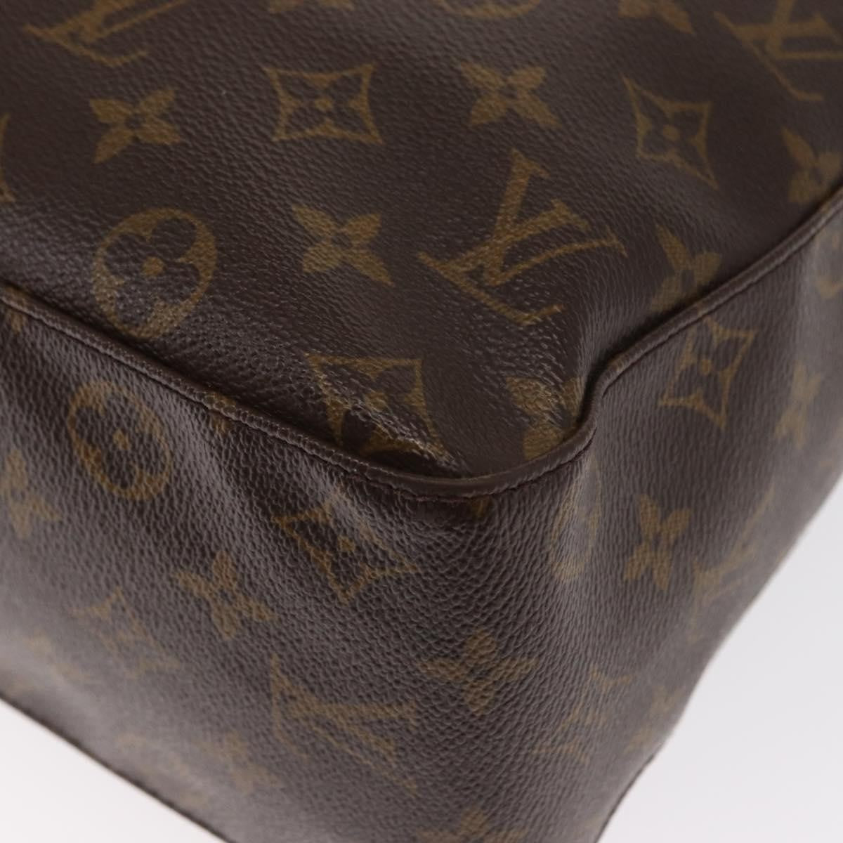 Louis Vuitton Looping Handbag Monogram Canvas, BROWN, CANVAS, Shoulder bag