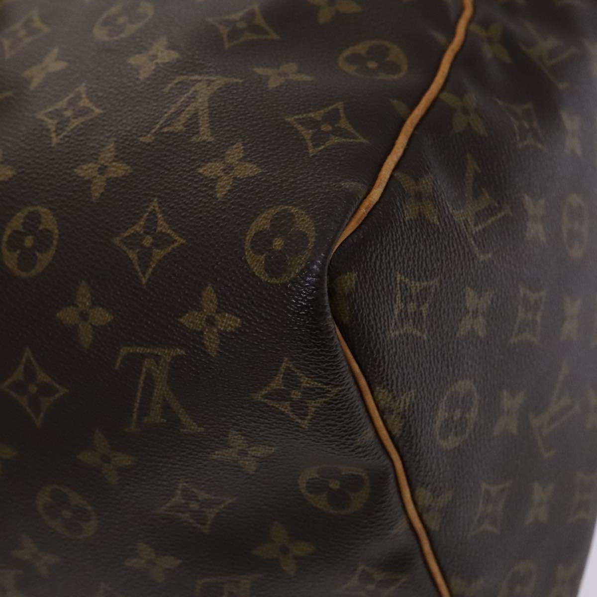 Louis Vuitton Keepall Bag Monogram Canvas, BROWN, CANVAS, Travel bag