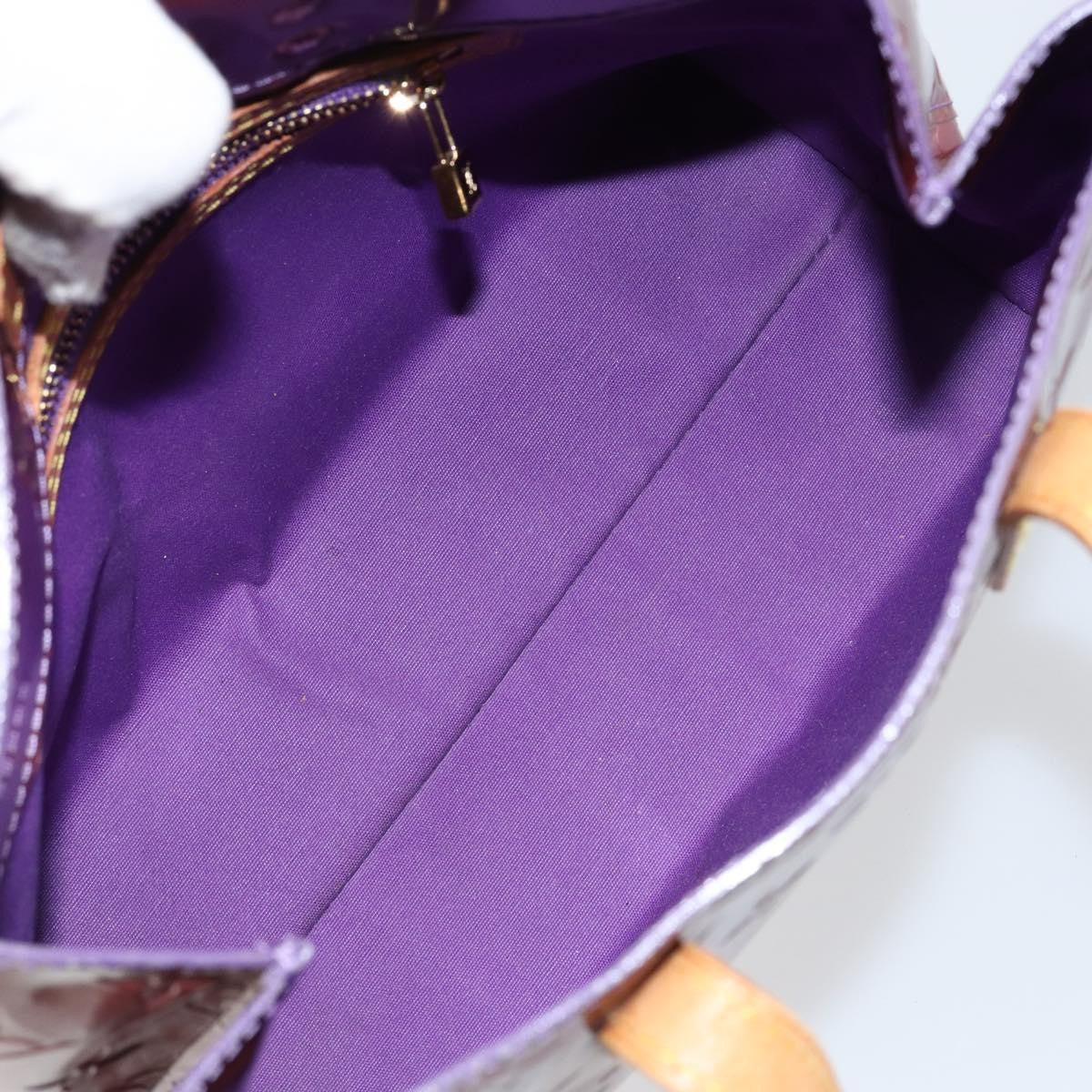 Louis Vuitton Reade Handbag Monogram Vernis, PURPLE, PATENT_LEATHER, Handbag