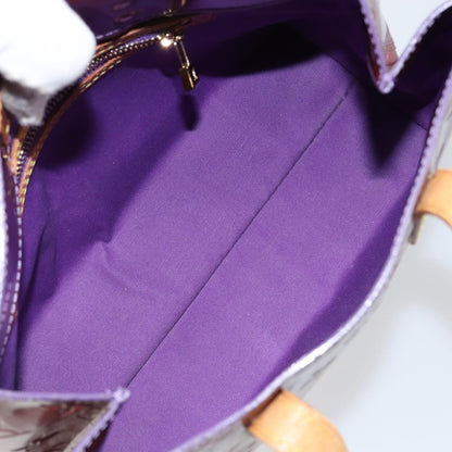 Louis Vuitton Reade Handbag Monogram Vernis, PURPLE, PATENT_LEATHER, Handbag