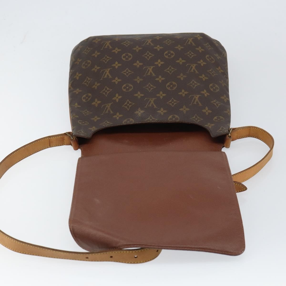 Louis Vuitton Musette Salsa Handbag Monogram Canvas, BROWN, CANVAS, Shoulder bag