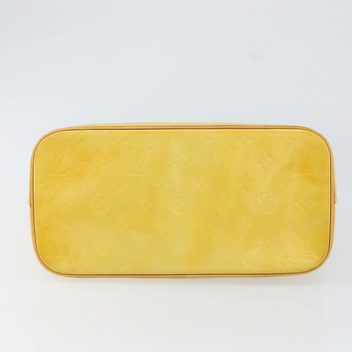 Louis Vuitton Houston Handbag Monogram Vernis, YELLOW, PATENT_LEATHER, Tote bag