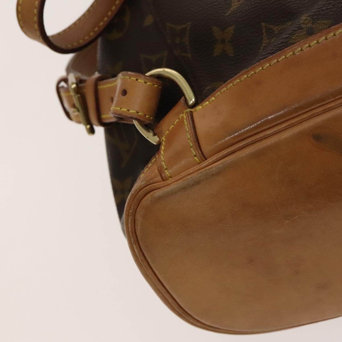 Louis Vuitton Vintage Montsouris Backpack Monogram Canvas, BROWN, CANVAS, Backpack