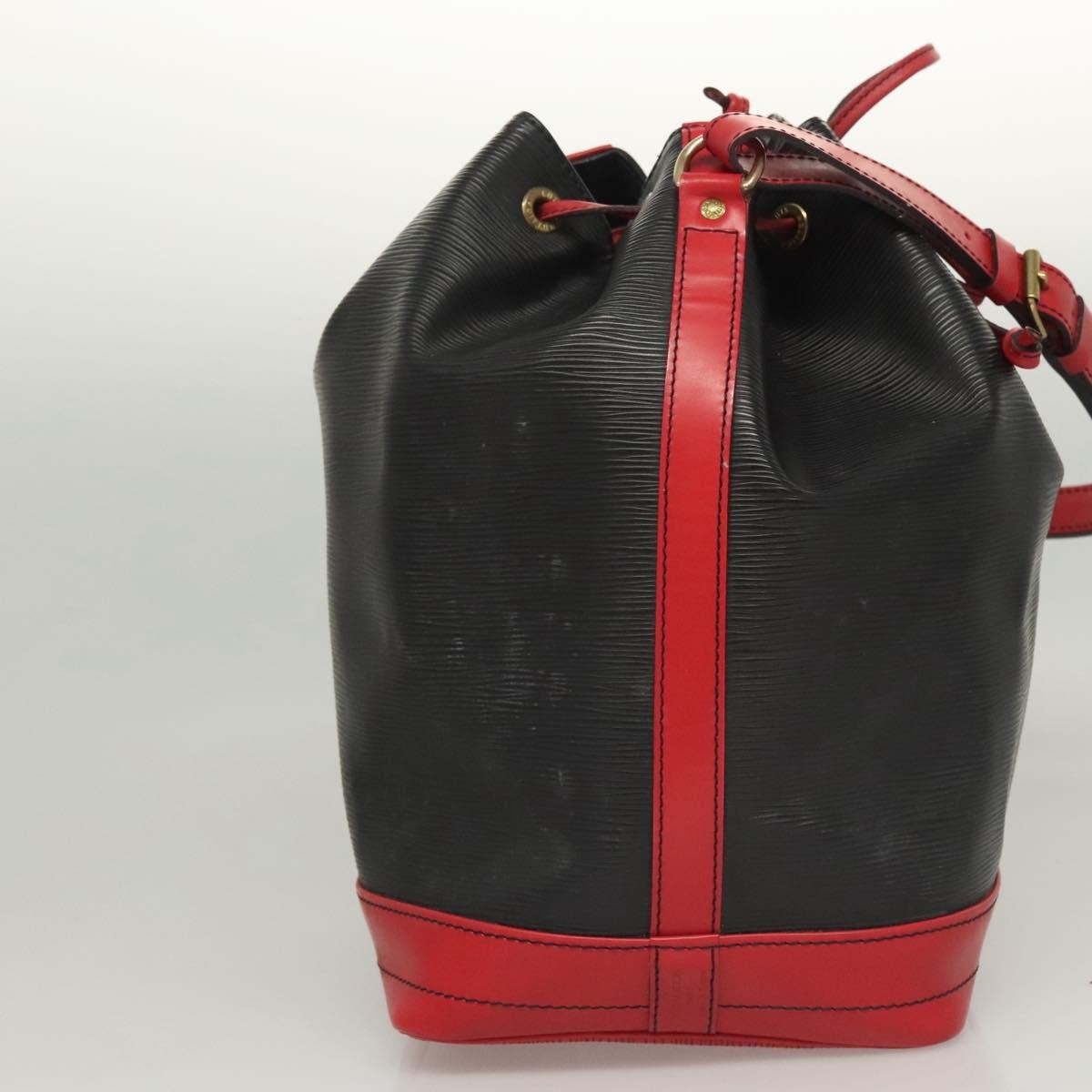 Louis Vuitton Bicolor Noe Handbag Epi Leather, Black, Leather, Shoulder Bag