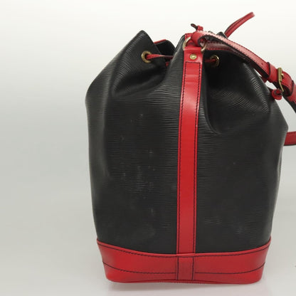 Louis Vuitton Bicolor Noe Handbag Epi Leather, Black, Leather, Shoulder Bag