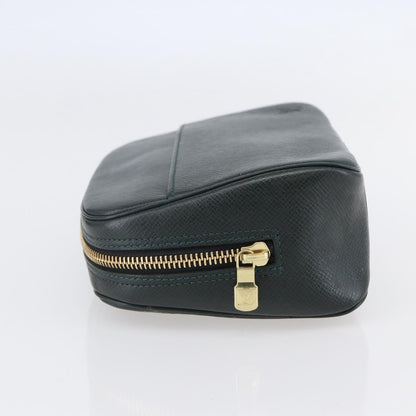 Louis Vuitton Toiletry Bag Leather, GREEN, LEATHER, Toiletry Case