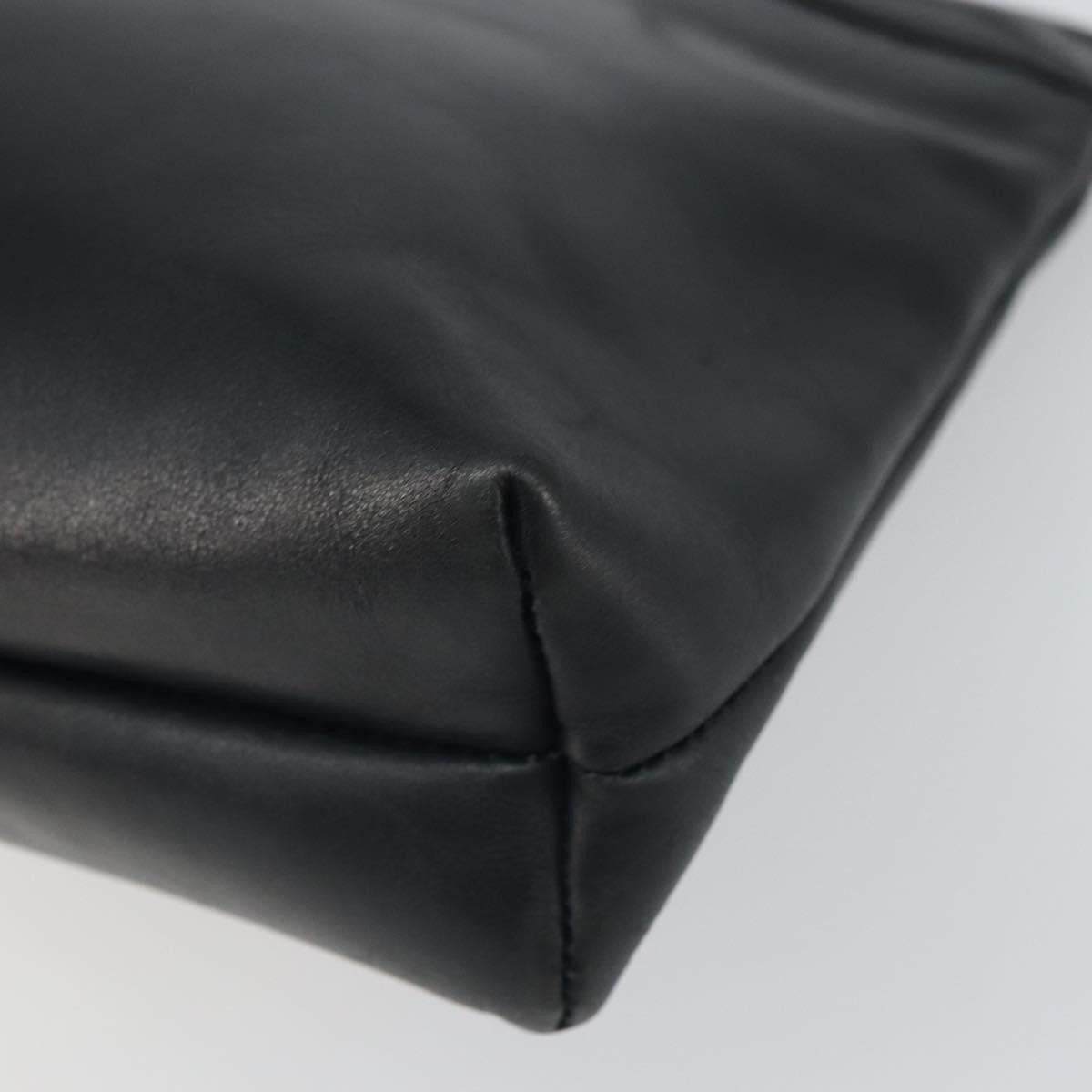 Salvatore Ferragamo Vintage Shoulder Bag Leather, BLACK, LEATHER, Shoulder bag