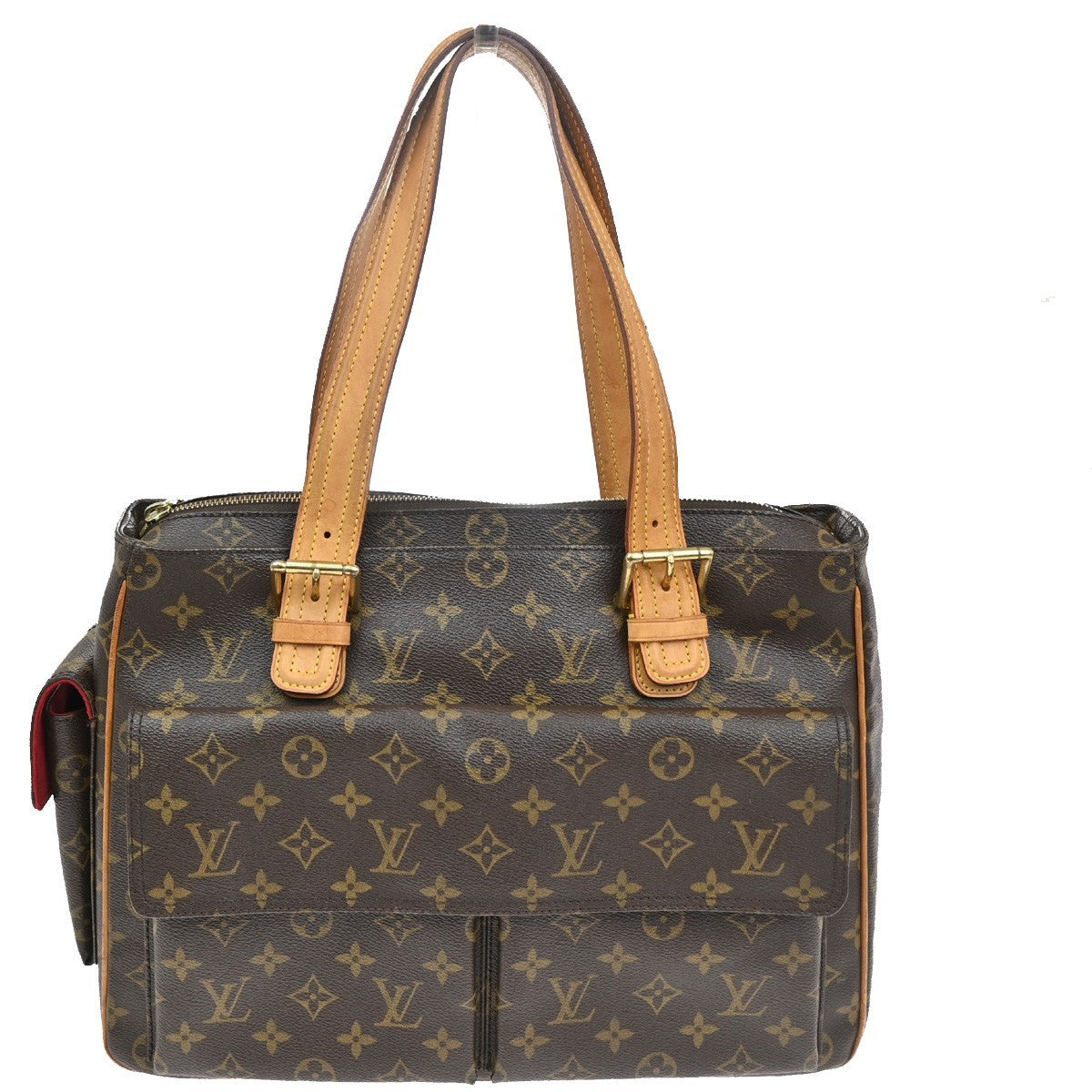Louis Vuitton Multipli Cite Handbag Monogram Canvas, BROWN, CANVAS, Shoulder bag