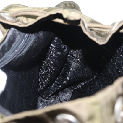 Prada Double Front Pocket Backpack Tessuto, GREEN, NYLON, Backpack