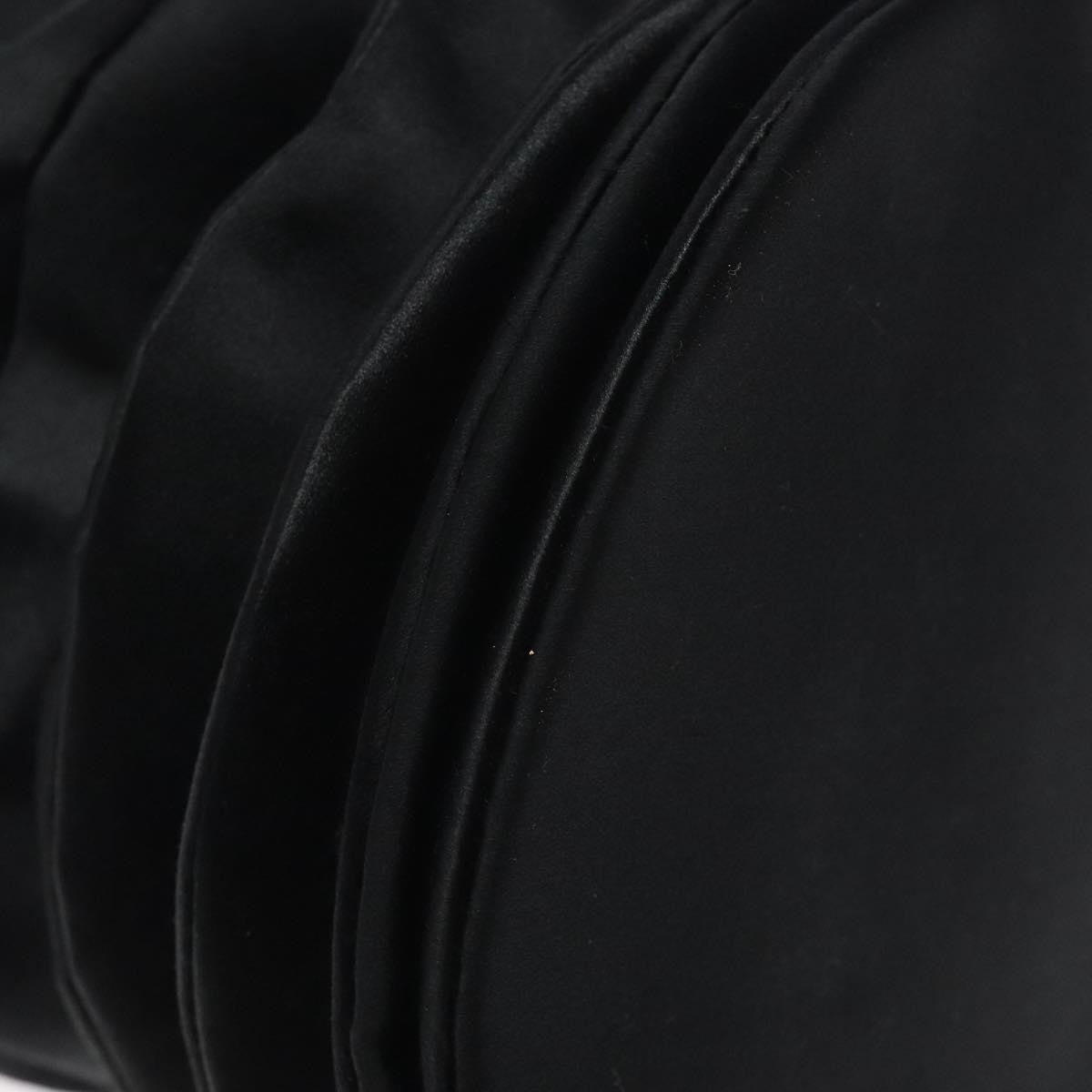 Fendi Vintage shoulderbag Satin, BLACK, SATIN, Shoulder bag