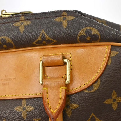 Louis Vuitton Deauville Handbag Monogram Canvas, Brown, Canvas, Handbag